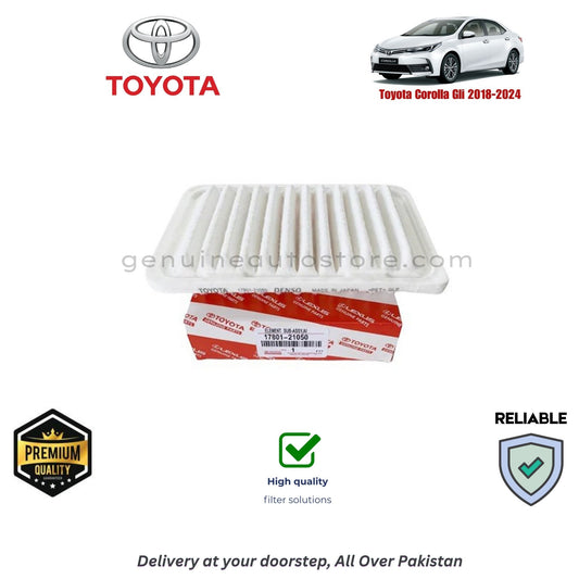 Toyota Corolla Gli 2018-2024  Air Filter Premium Quality in Pakistan, 100% Genuine, Reliable, Best Price, Cash on Delivery