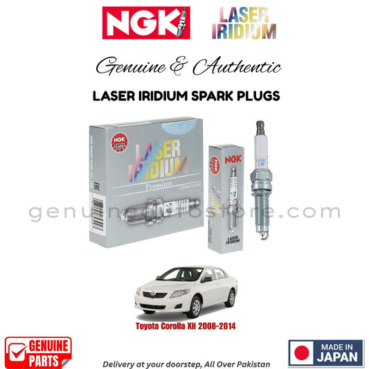 Toyota Corolla Xli 2008-2014 NGK LASER IRIDIUM SPARK PLUGS in Pakistan. 100% Genuine, Reliable, Best Price, Cash on Delivery Available