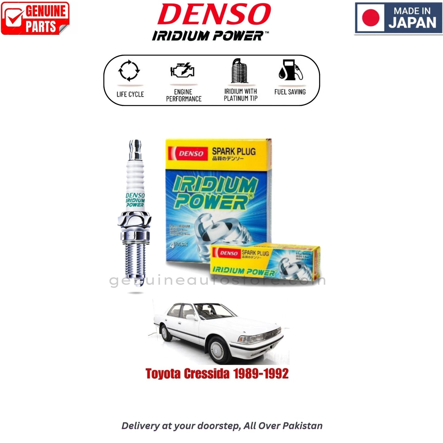 Toyota Corona 1992-2001 Denso Iridium Spark Plug in Pakistan, 100% Genuine, Reliable, Best Price, Cash on Delivery Available