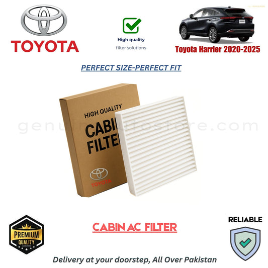 Toyota Harrier 2020-2025 CABIN AC FILTER in Pakistan. 100% Genuine, Reliable, Best Price, Cash on Delivery Available