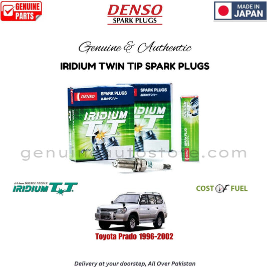 Toyota Prado 1996-2002 DENSO IRIDIUM TWIN TIP SPARK PLUG in Pakistan, 100% Genuine, Reliable, Best Price, Cash on Delivery Available