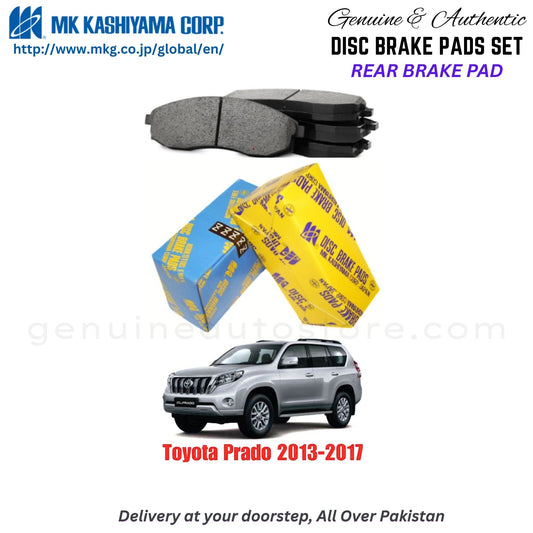 Toyota Prado 2013-2017 Rear Brake Pads MK Japan in Pakistan. 100% Genuine, Reliable, Best Price, Cash on Delivery Available