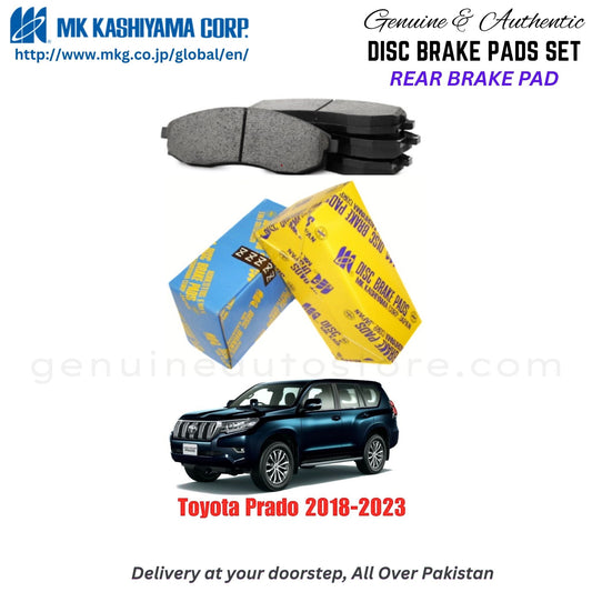 Toyota Prado 2018-2023 Rear Brake Pads MK Japan in Pakistan. 100% Genuine, Reliable, Best Price, Cash on Delivery Available