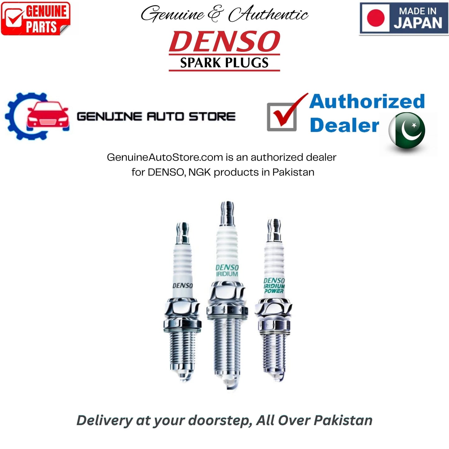 Toyota Premio 2007-2016 Denso Iridium Spark Plug in Pakistan, 100% Genuine, Reliable, Best Price, Cash on Delivery Availablev