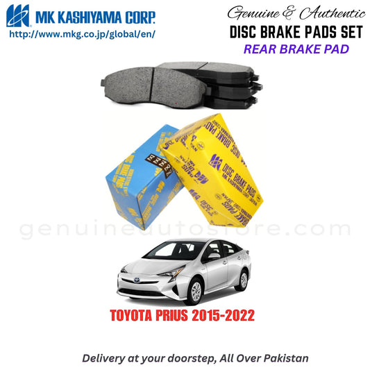 Toyota Prius 2015-2022 Rear Brake Pads MK Japan in Pakistan. 100% Genuine, Reliable, Best Price, Cash on Delivery Available