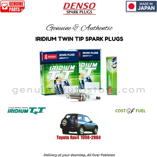 Toyota Rav4 1998-2004 DENSO IRIDIUM TWIN TIP SPARK PLUG in Pakistan, 100% Genuine, Reliable, Best Price, Cash on Delivery Available