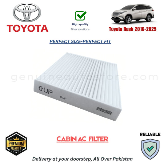 Toyota Rush 2016-2025 CABIN AC FILTER in Pakistan. 100% Genuine, Reliable, Best Price, Cash on Delivery Available