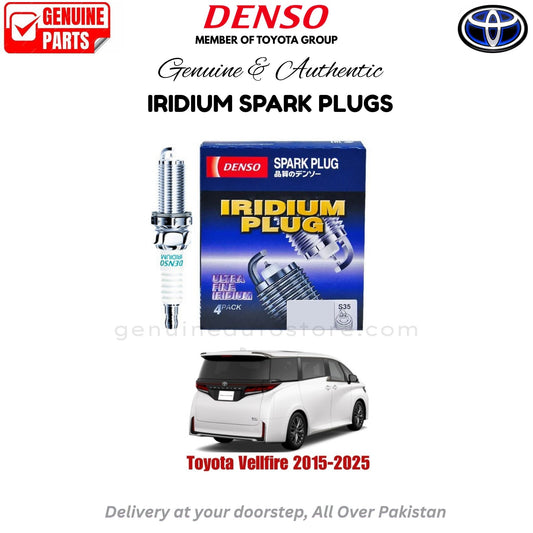 Toyota Vellfire 2015-2025 Denso Iridium Spark Plug in Pakistan, 100% Genuine, Reliable, Best Price, Cash on Delivery Available