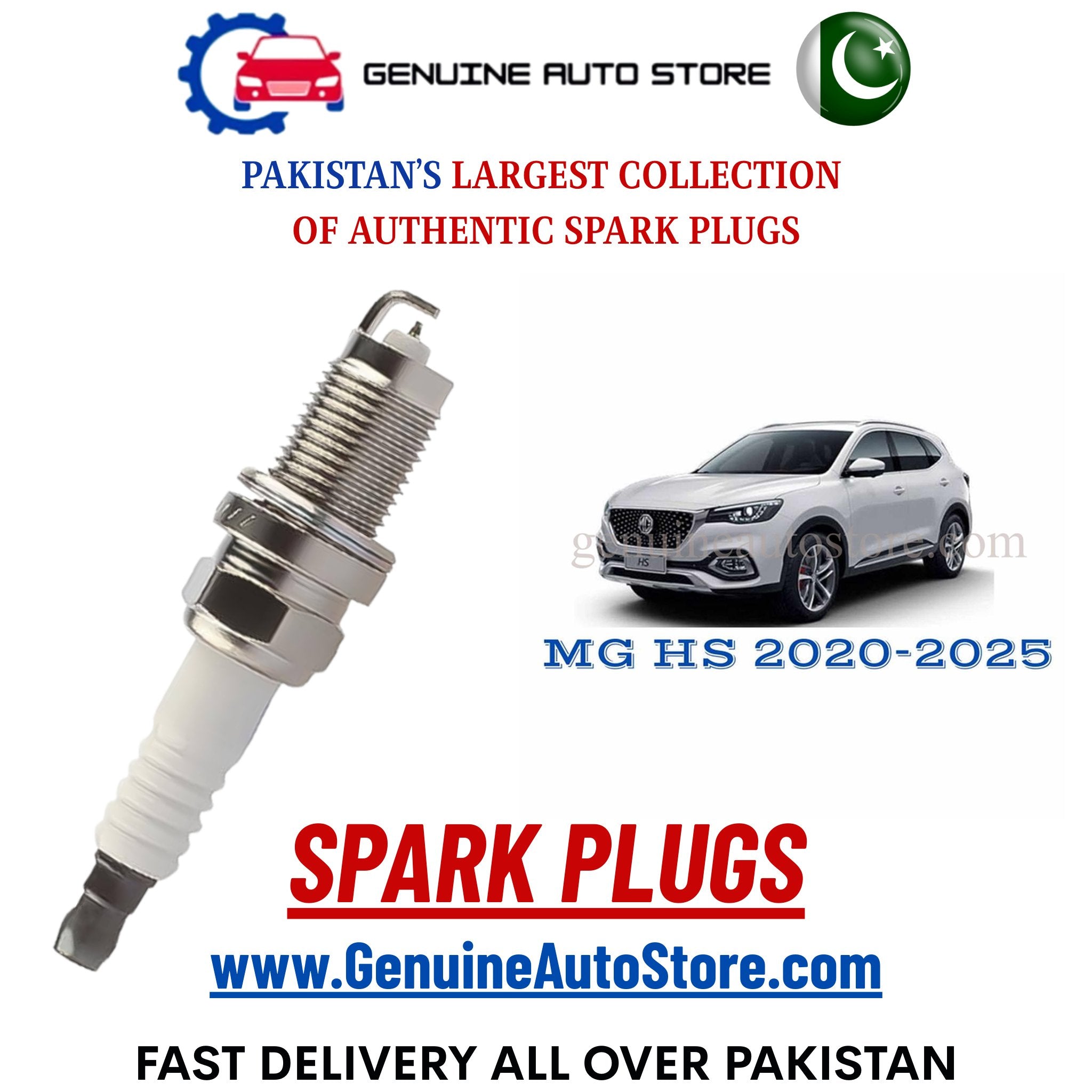 Buy Original Iridium MG HS 2020-2025 Spark Plugs in Pakistan – Genuine ...