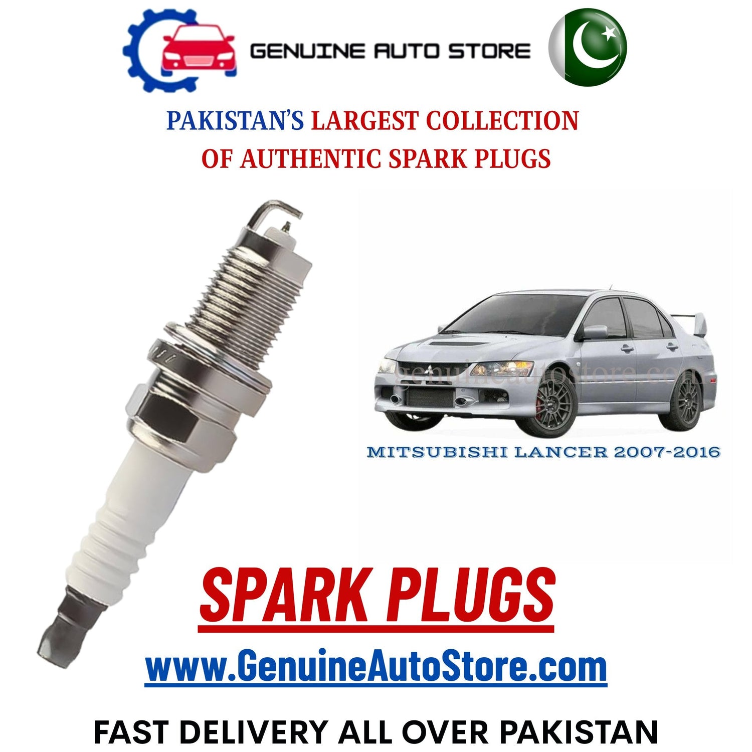 Original Iridium MITSUBISHI LANCER 2007-2016 spark plugs in Pakistan
