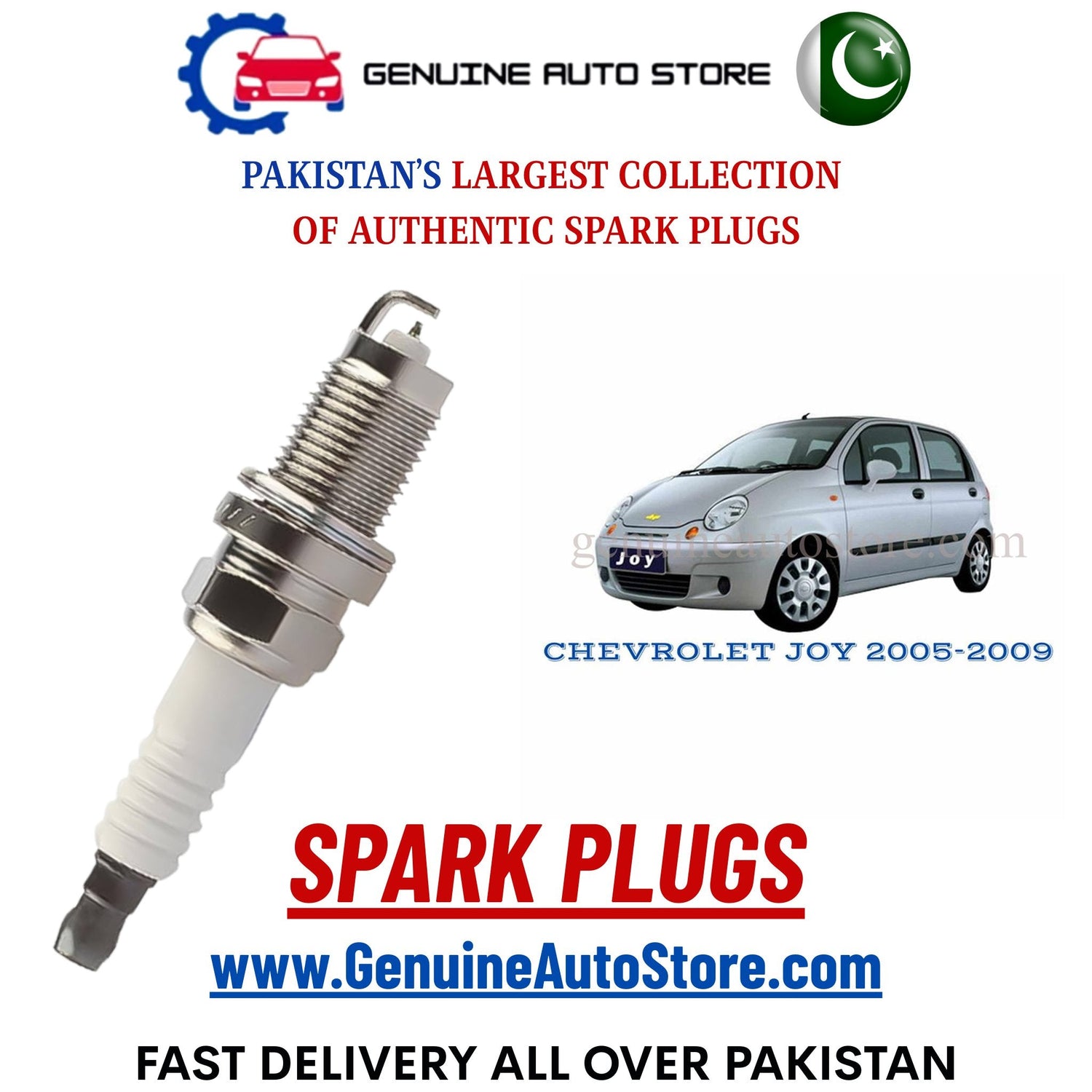 Original Iridium CHEVROLET JOY 2005-2009 spark plugs in Pakistan