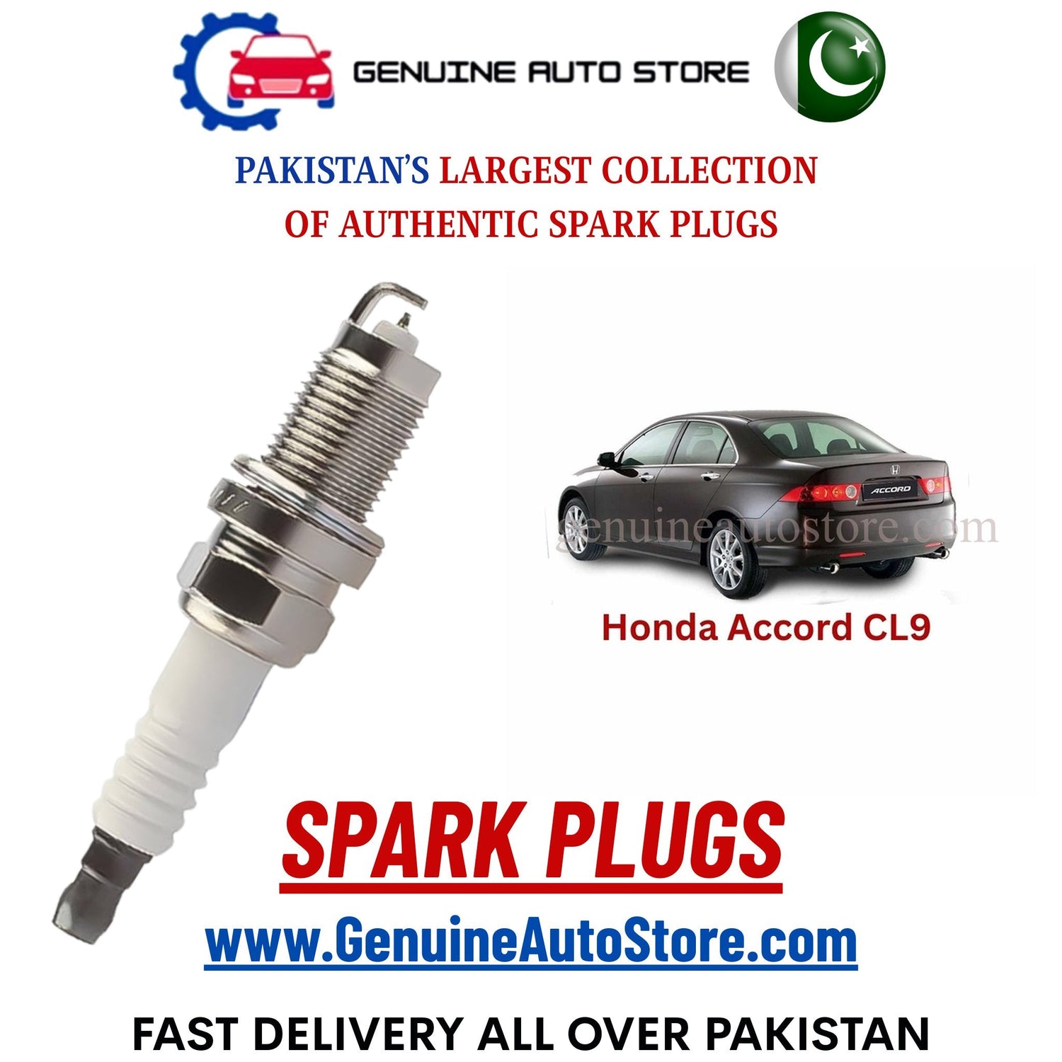 Original Iridium Honda Accord CL9 spark plugs in PakistanOriginal Iridium Honda Accord CL9 spark plugs in PakistanOriginal Iridium Honda Accord CL9 spark plugs in Pakistan