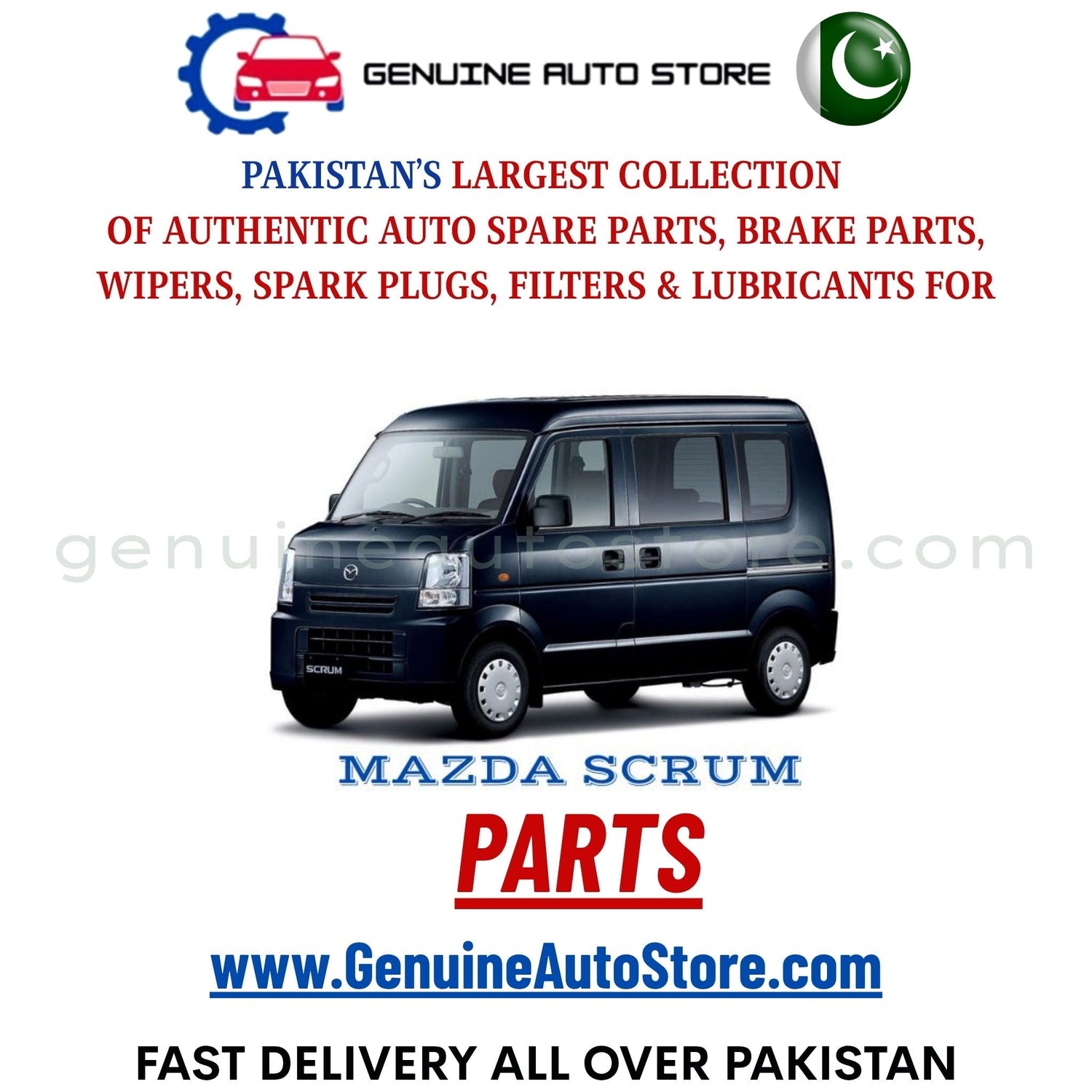 Original MAZDA parts – brake pads, brake shoe, spark plugs, filters, wipers in Pakistan
