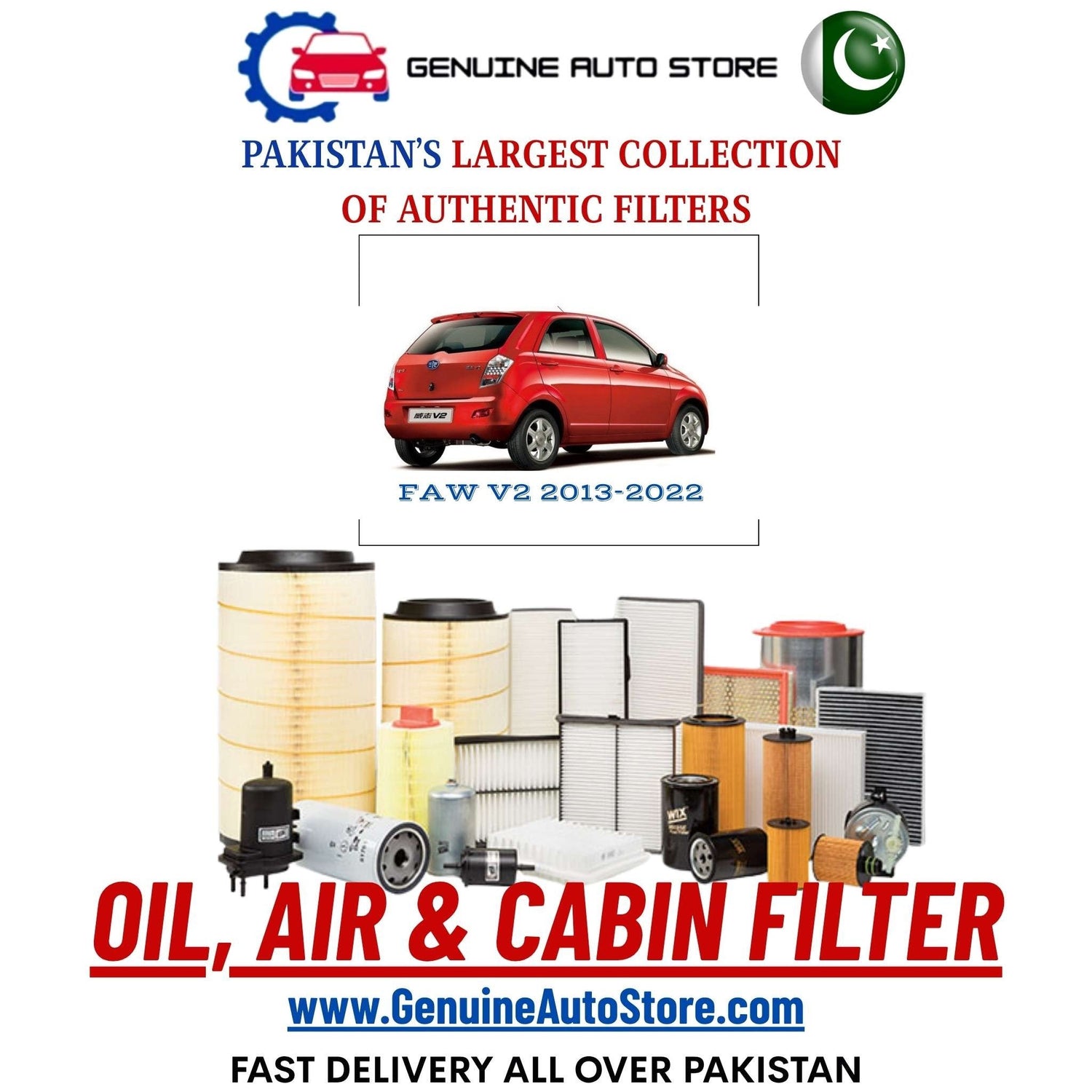 Genuine FAW V2 2013–2022 Filters in Pakistan – Genuine Auto Store