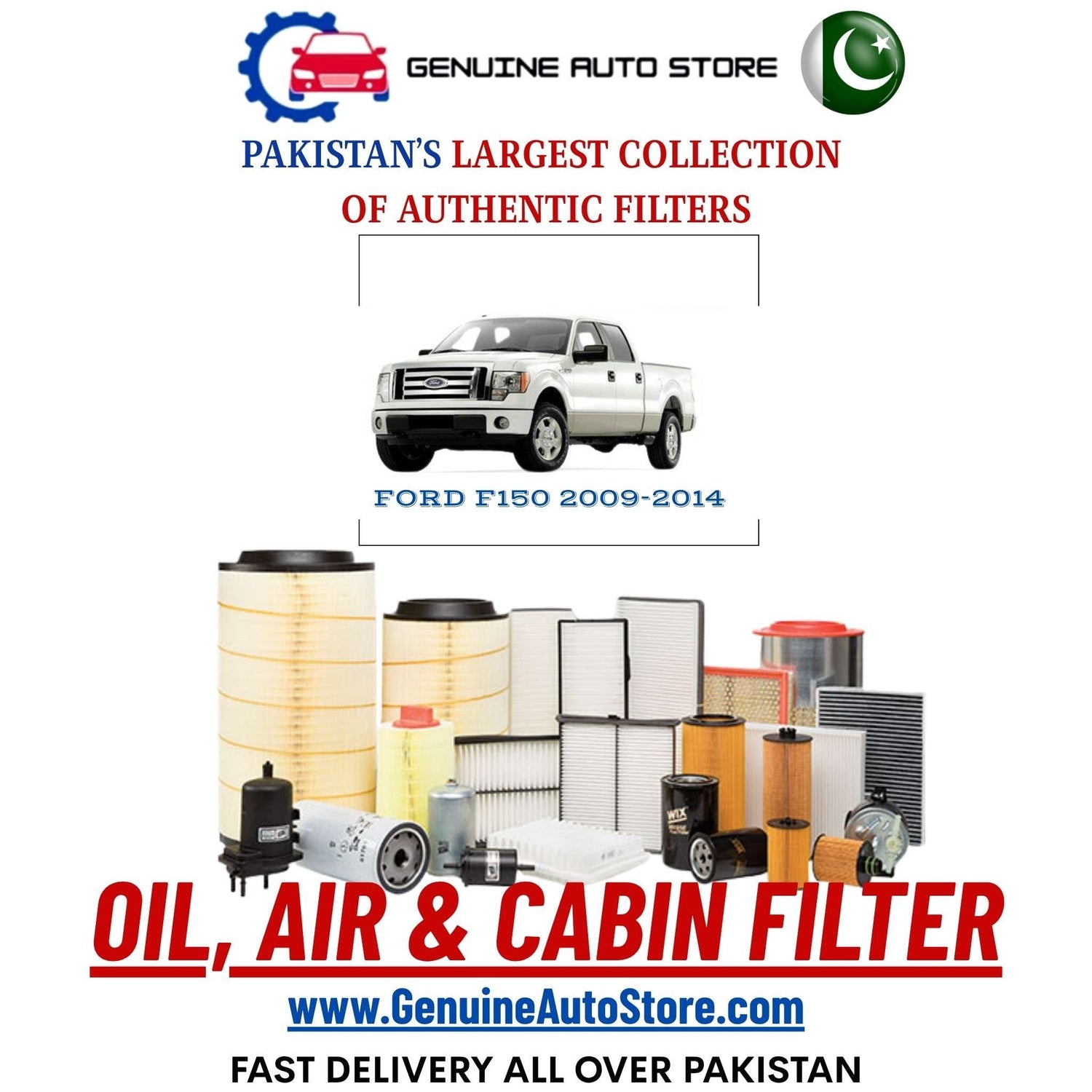 Genuine FORD F150 2009–2014 Filters in Pakistan – Genuine Auto Store
