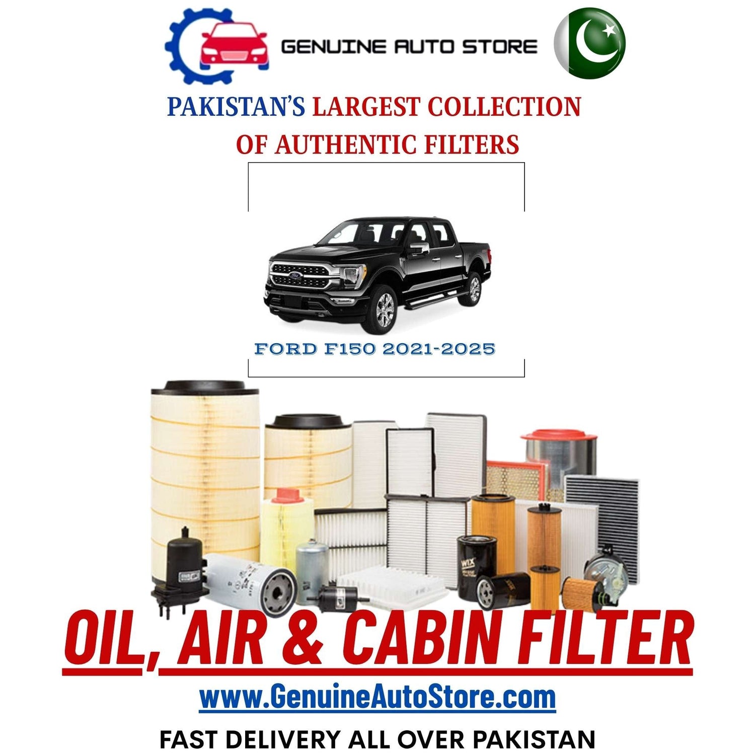 Genuine FORD F150 2021–2025 Filters in Pakistan – Genuine Auto Store