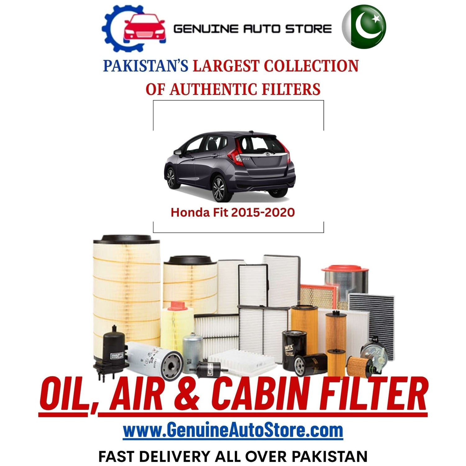 Genuine Honda Fit 2015–2020 Filters in Pakistan – Genuine Auto Store