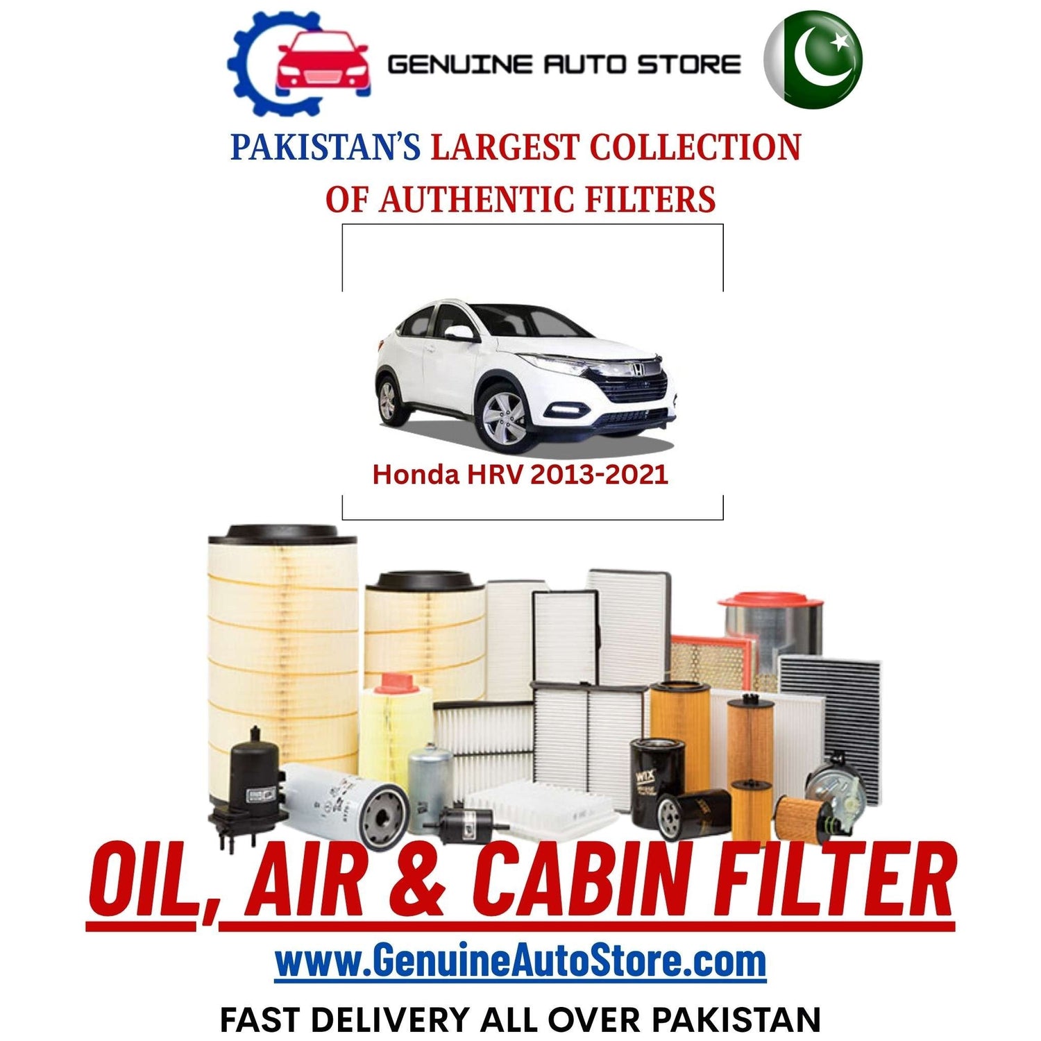 Genuine Honda HRV 2013–2021 Filters in Pakistan – Genuine Auto Store
