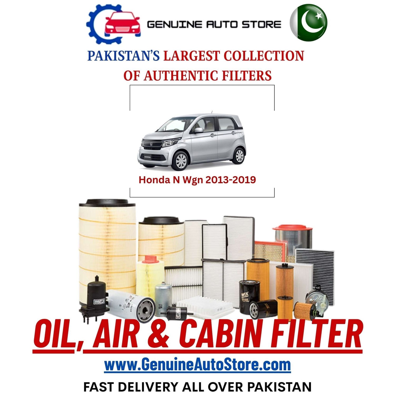 Genuine Honda N Wgn 2013–2019 Filters in Pakistan – Genuine Auto Store