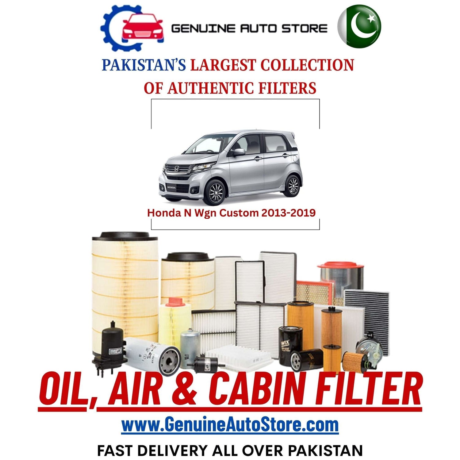 Genuine Honda N Wgn Custom 2013–2019 Filters in Pakistan – Genuine Auto Store
