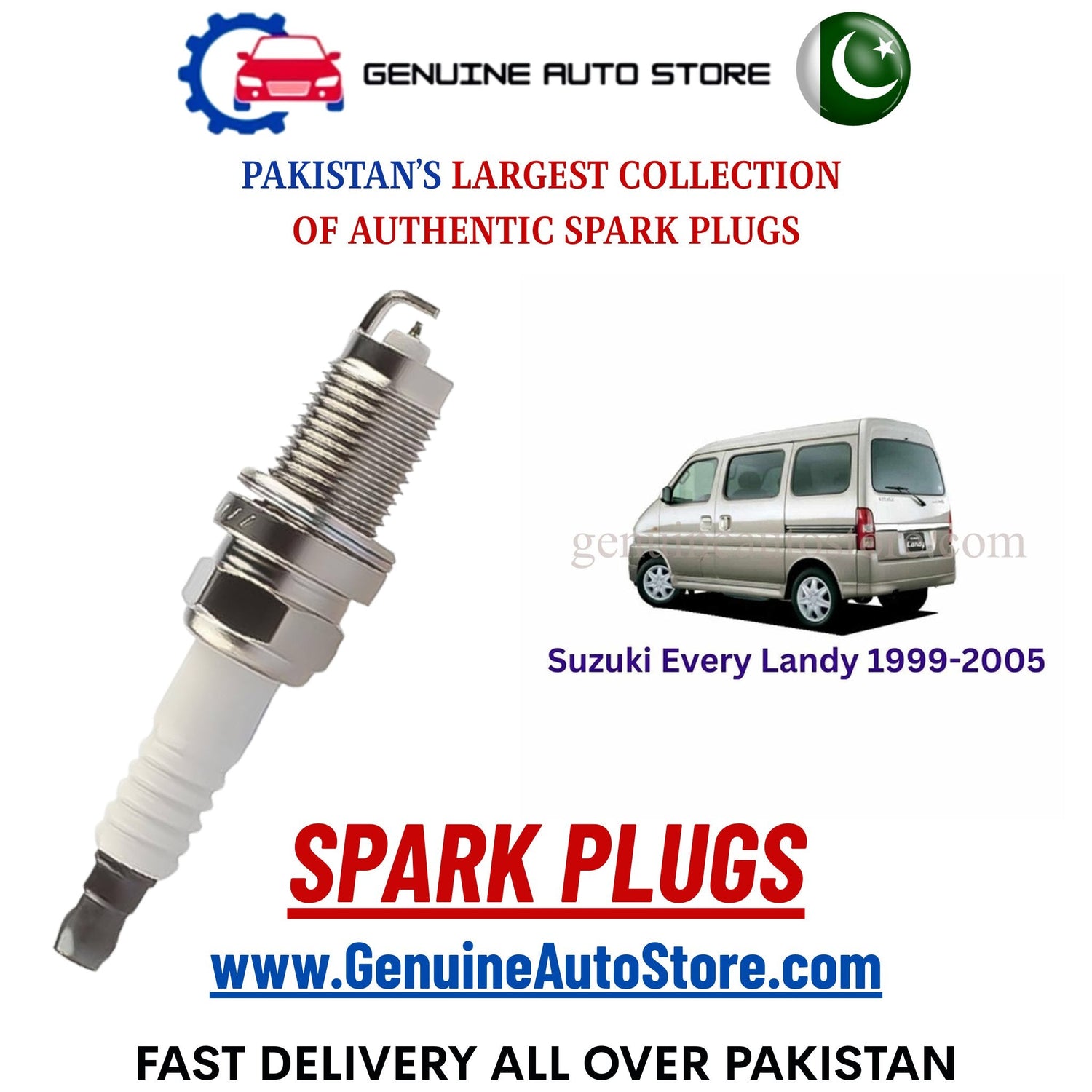 Original Iridium Suzuki Escudo 1988-2005 spark plugs in Pakistan
