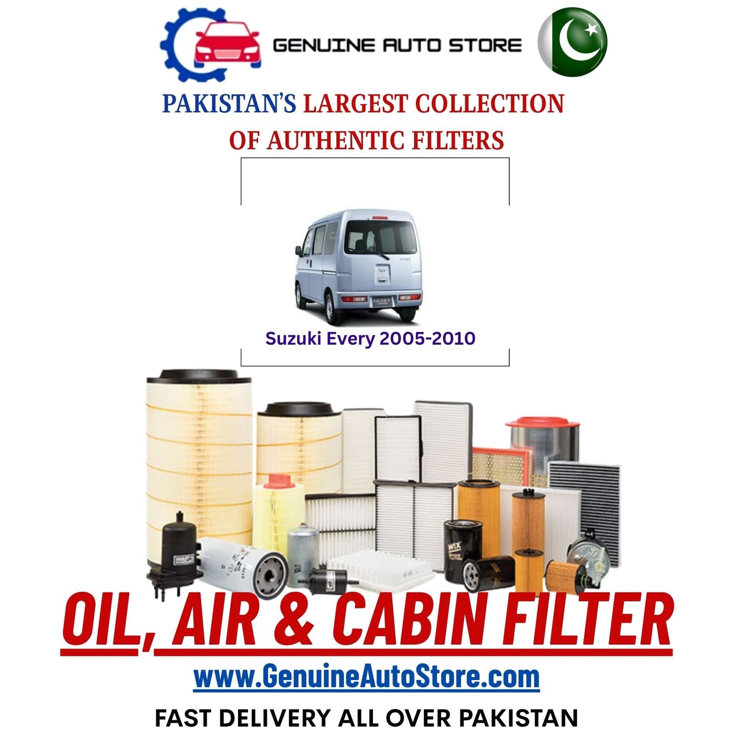 Genuine Suzuki Every 2005–2010 Filters in Pakistan – Genuine Auto Store