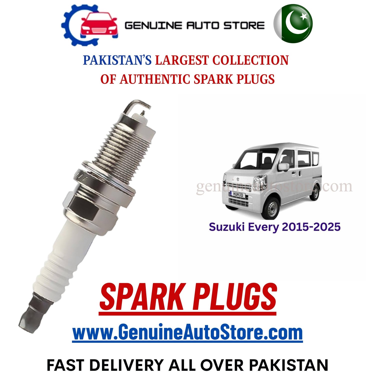 Original Iridium Suzuki Every 2015-2025 spark plugs in Pakistan