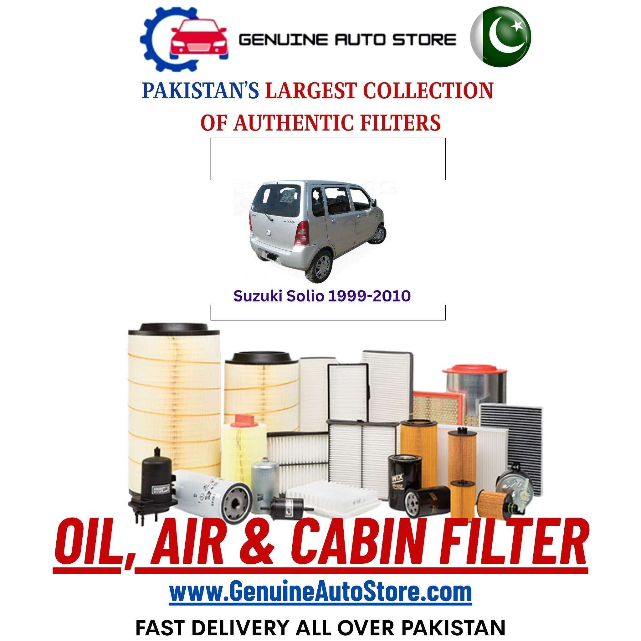 Buy Authentic Suzuki Solio 1999–2010 Filters in Pakistan – Genuine Auto ...