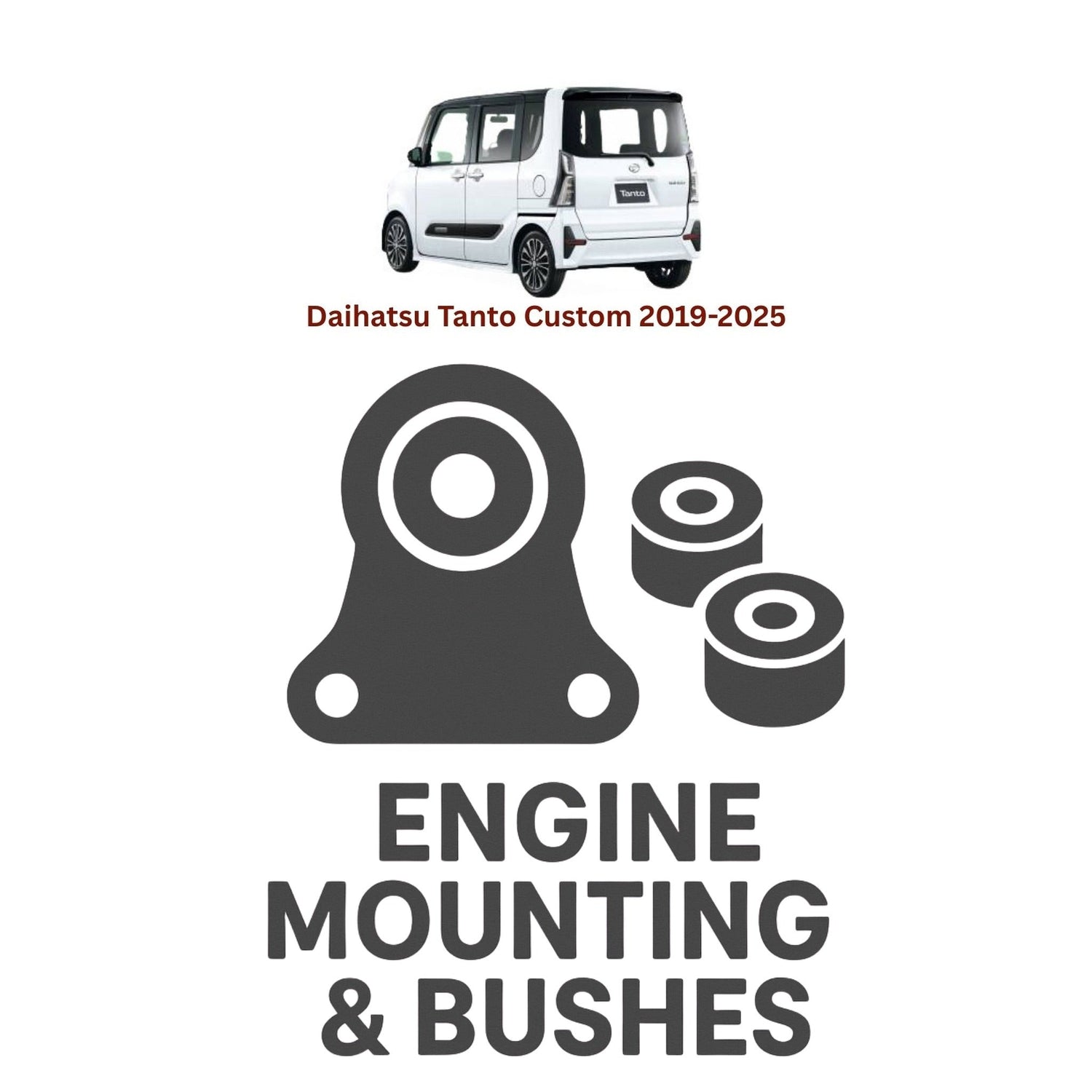 Original Daihatsu Tanto Custom 2019–2025 Suspension Bushes & Engine Mounting – in Pakistan