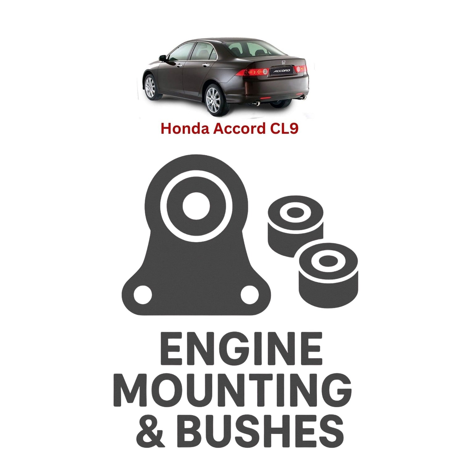 Original Honda Accord CL9 Suspension Bushes & Engine Mounting – in Pakistan