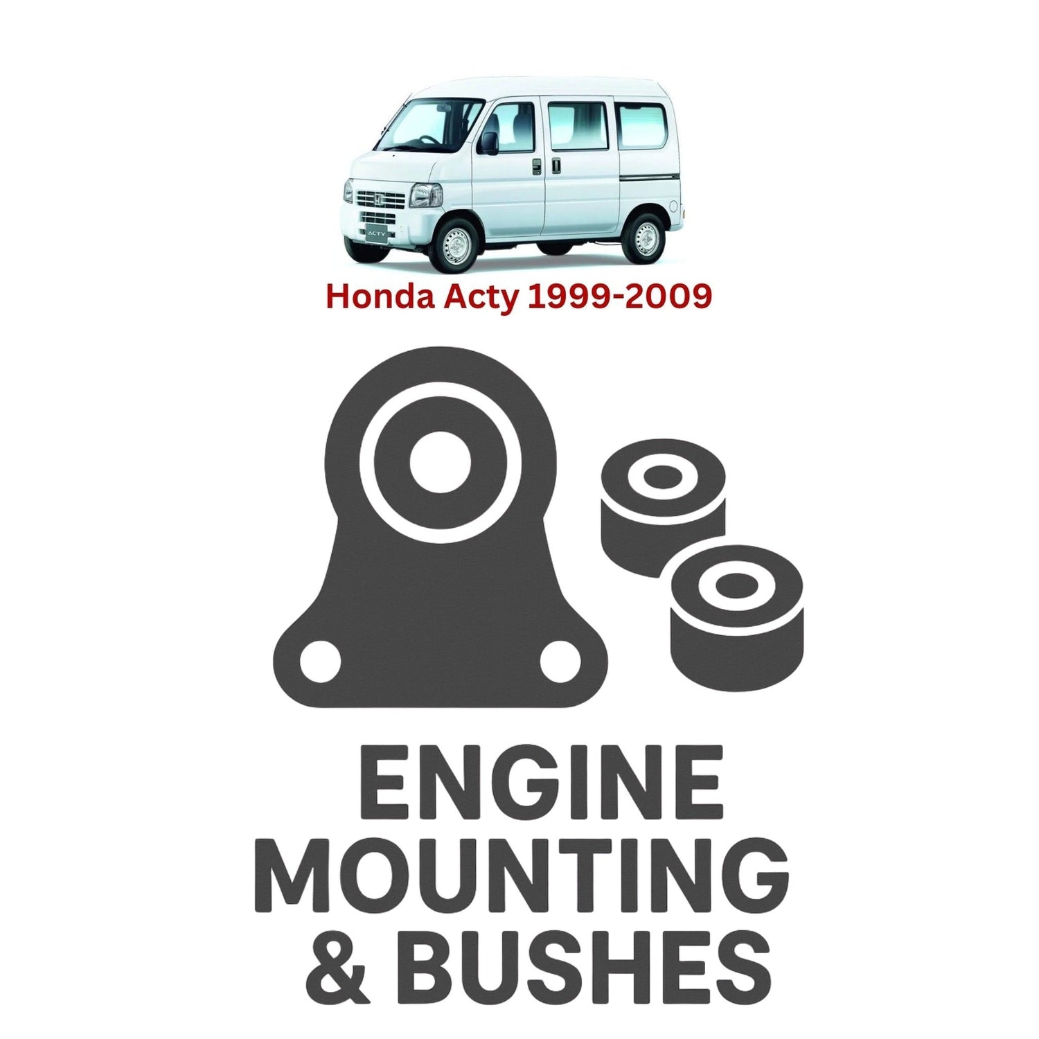 Original Honda Acty 1999–2009 Suspension Bushes & Engine Mounting – in Pakistan