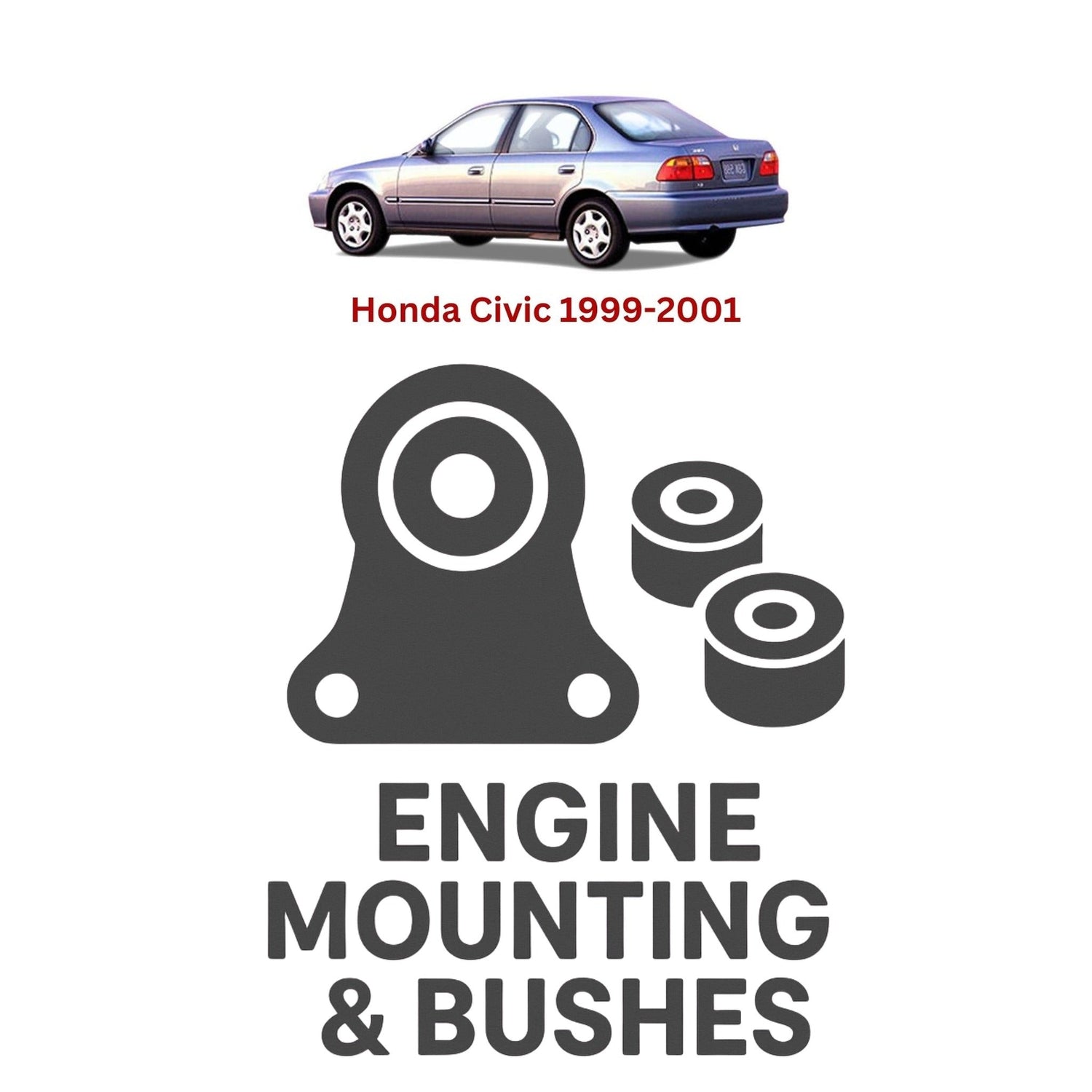 Original Honda Civic 1991–2001 Suspension Bushes & Engine Mounting – in Pakistan