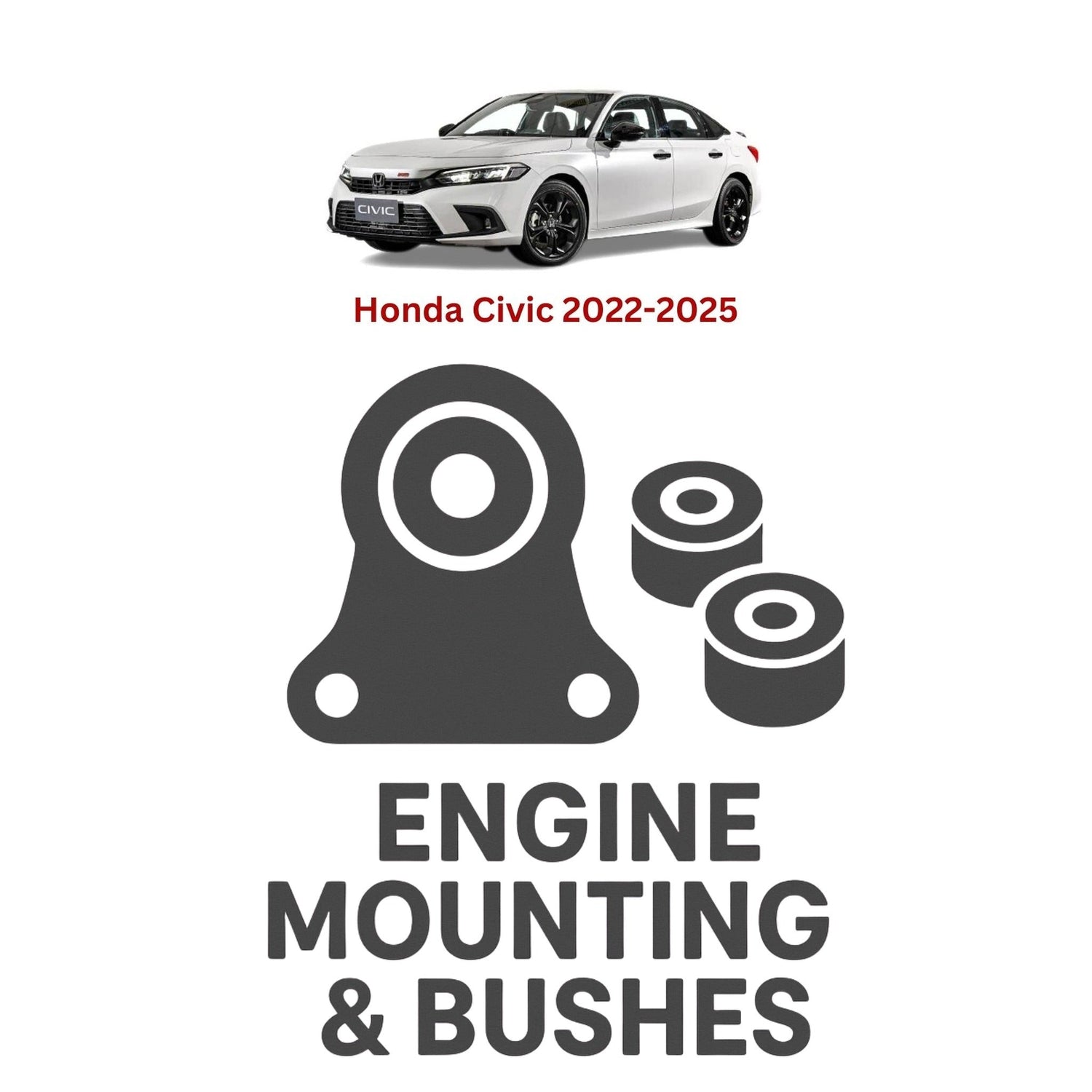 Original Honda Civic 2022–2025 Suspension Bushes & Engine Mounting – in Pakistan