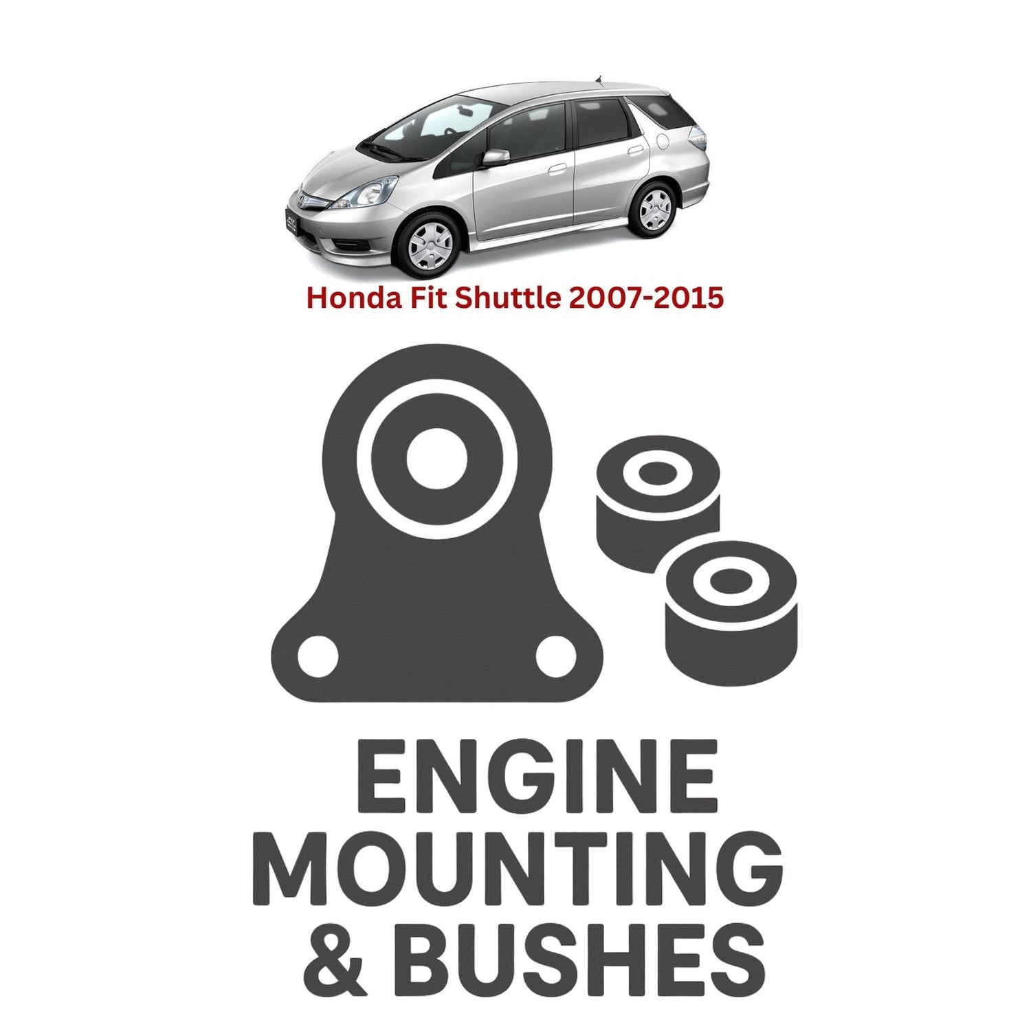 Original Honda Fit Shuttle 2007–2015 Suspension Bushes & Engine Mounting – in Pakistan