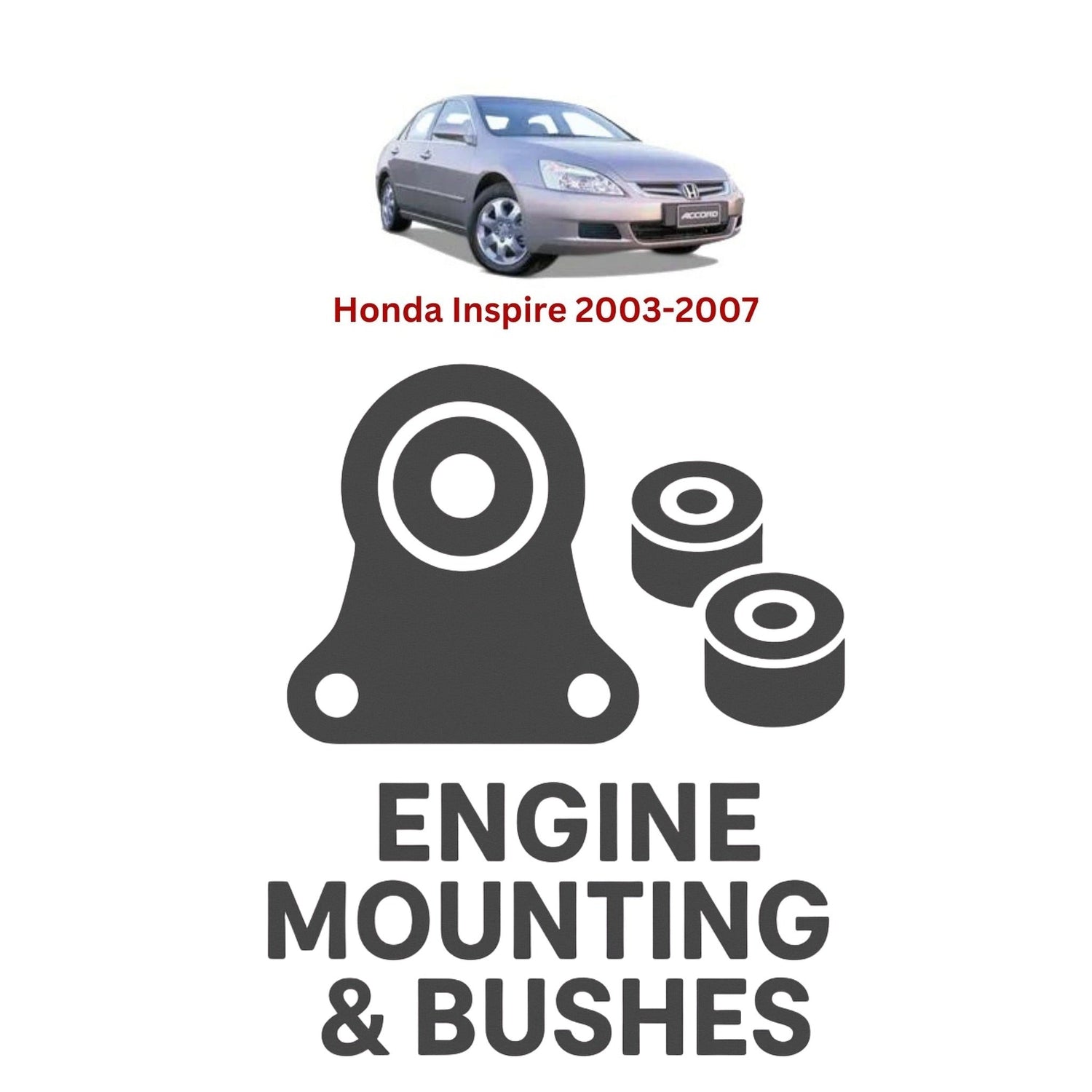 Original Honda Inspire 2003–2007 Suspension Bushes & Engine Mounting – in Pakistan