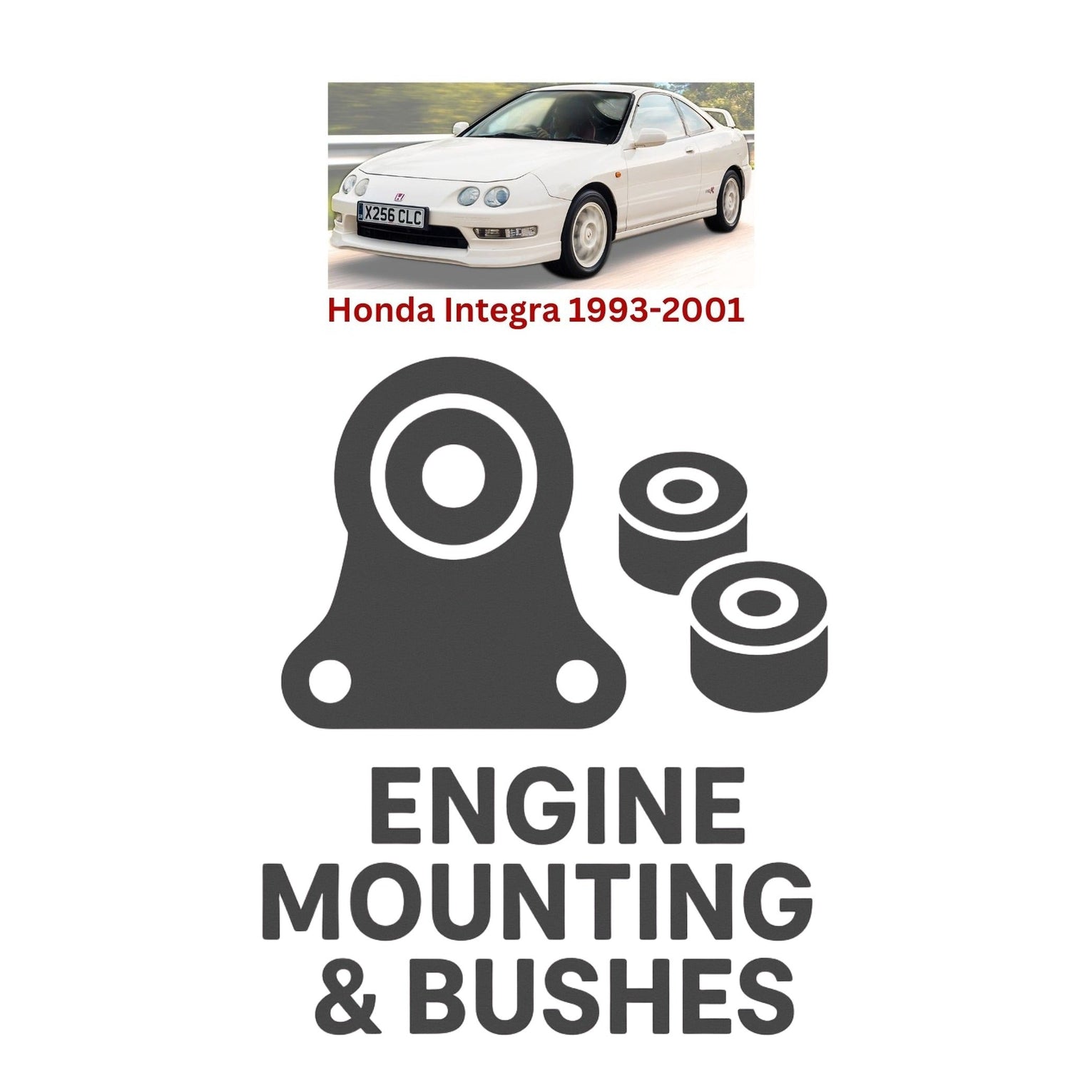 Original Honda Integra 1993–2001 Suspension Bushes & Engine Mounting – in Pakistan