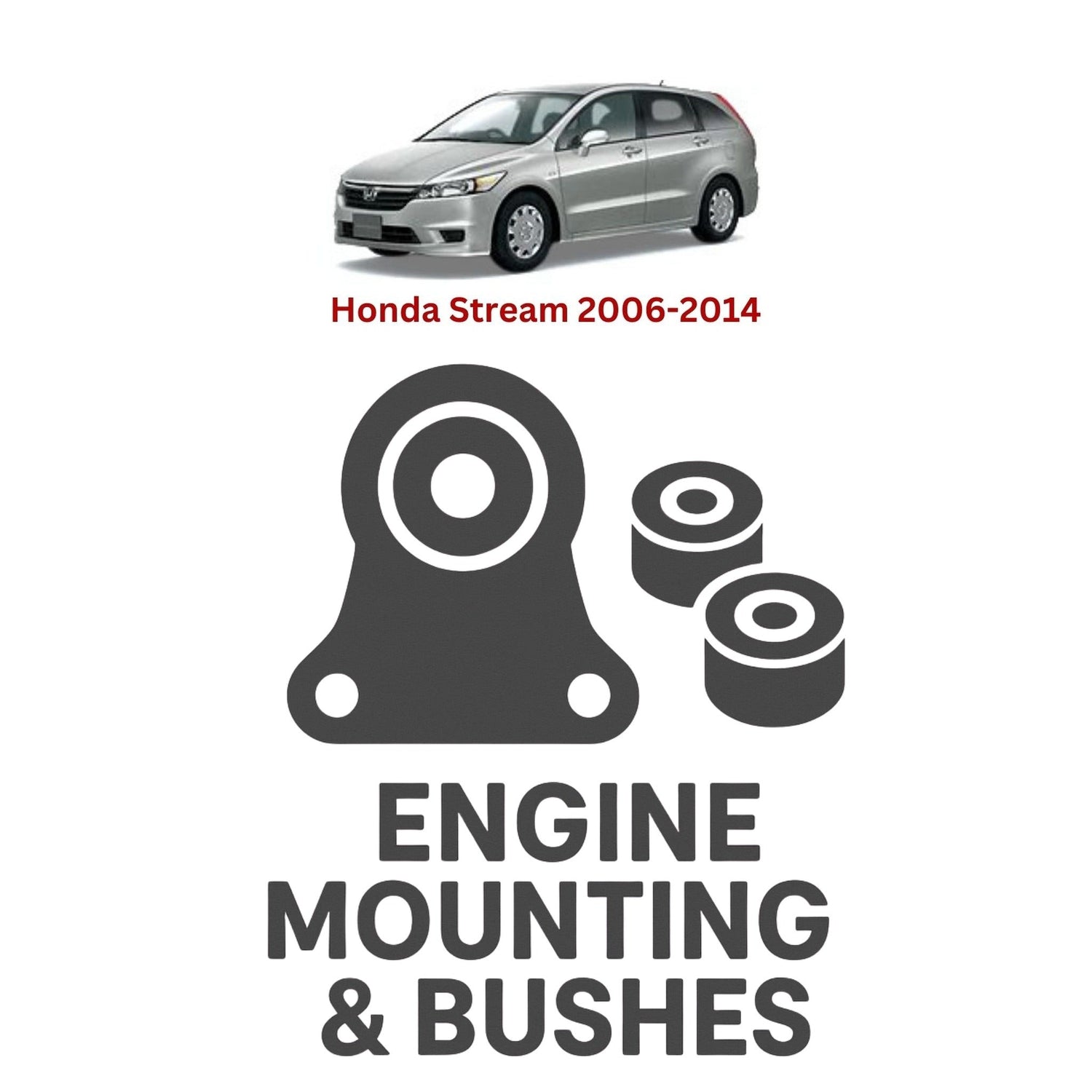 Original Honda Stream 2006–2014 Suspension Bushes & Engine Mounting – in Pakistan
