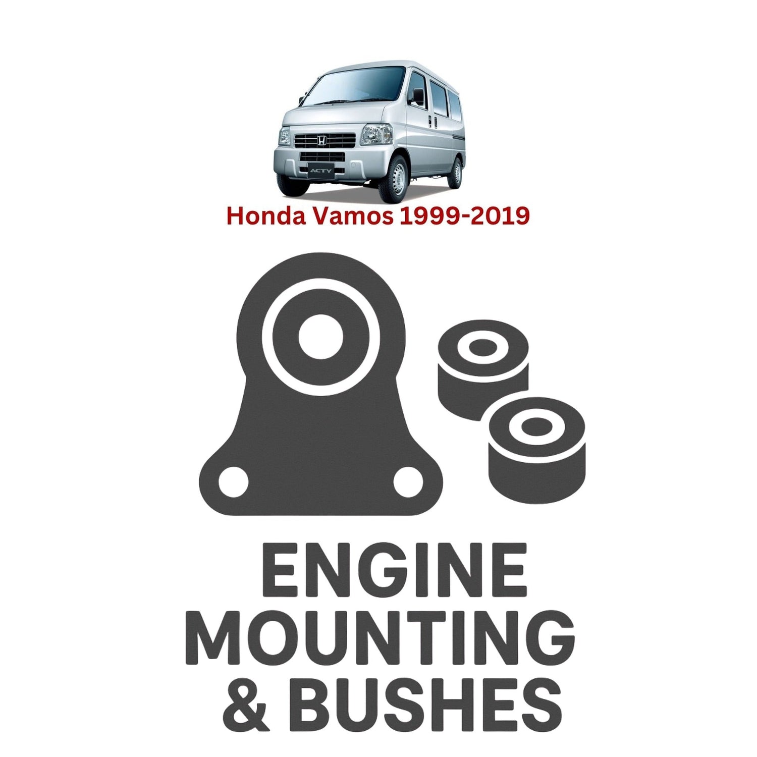 Original Honda Vamos 1999–2019 Suspension Bushes & Engine Mounting – in Pakistan