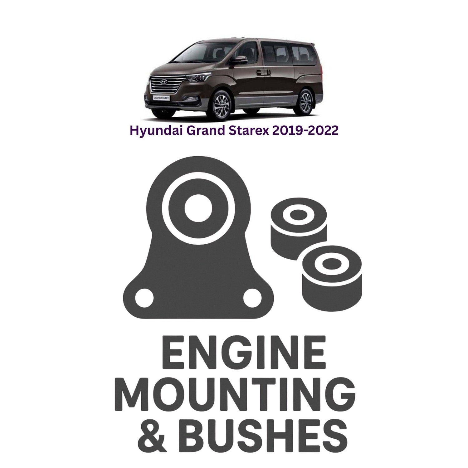 Original Hyundai Grand Starex 2019–2022 Suspension Bushes & Engine Mounting – in Pakistan