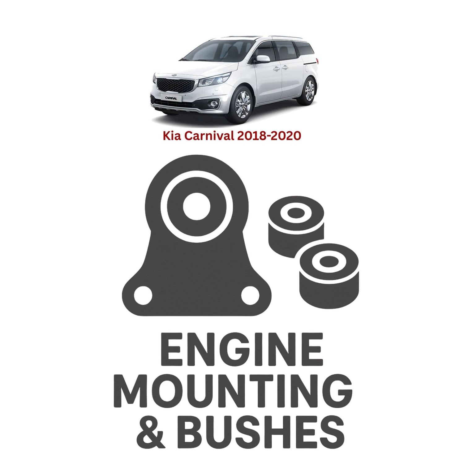Original Kia Carnival 2018–2020 Suspension Bushes & Engine Mounting – in Pakistan