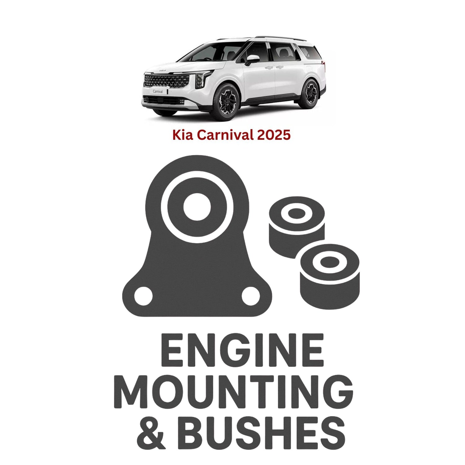 Original Kia Carnival 2025 Suspension Bushes & Engine Mounting – in Pakistan