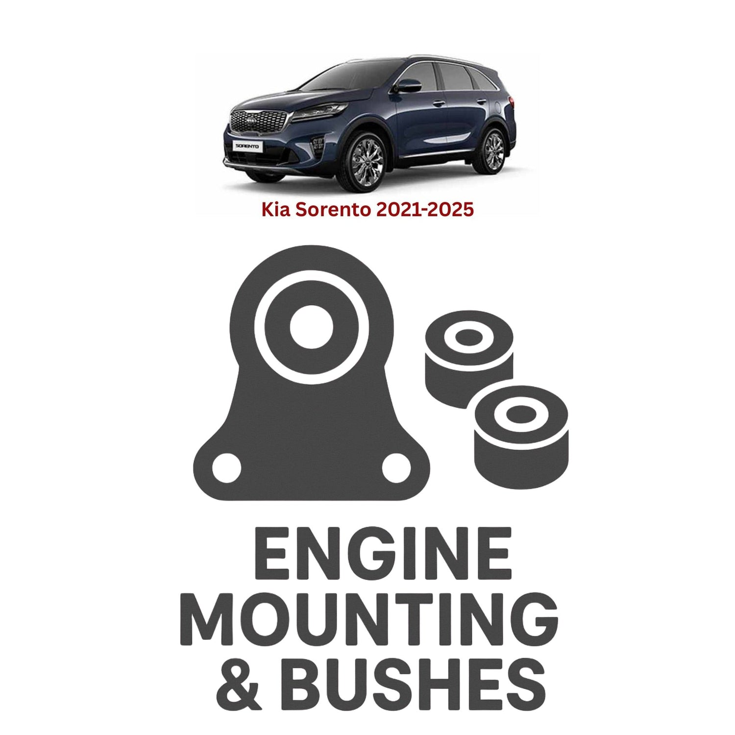 Original Kia Sorento 2021–2025 Suspension Bushes & Engine Mounting – in Pakistan