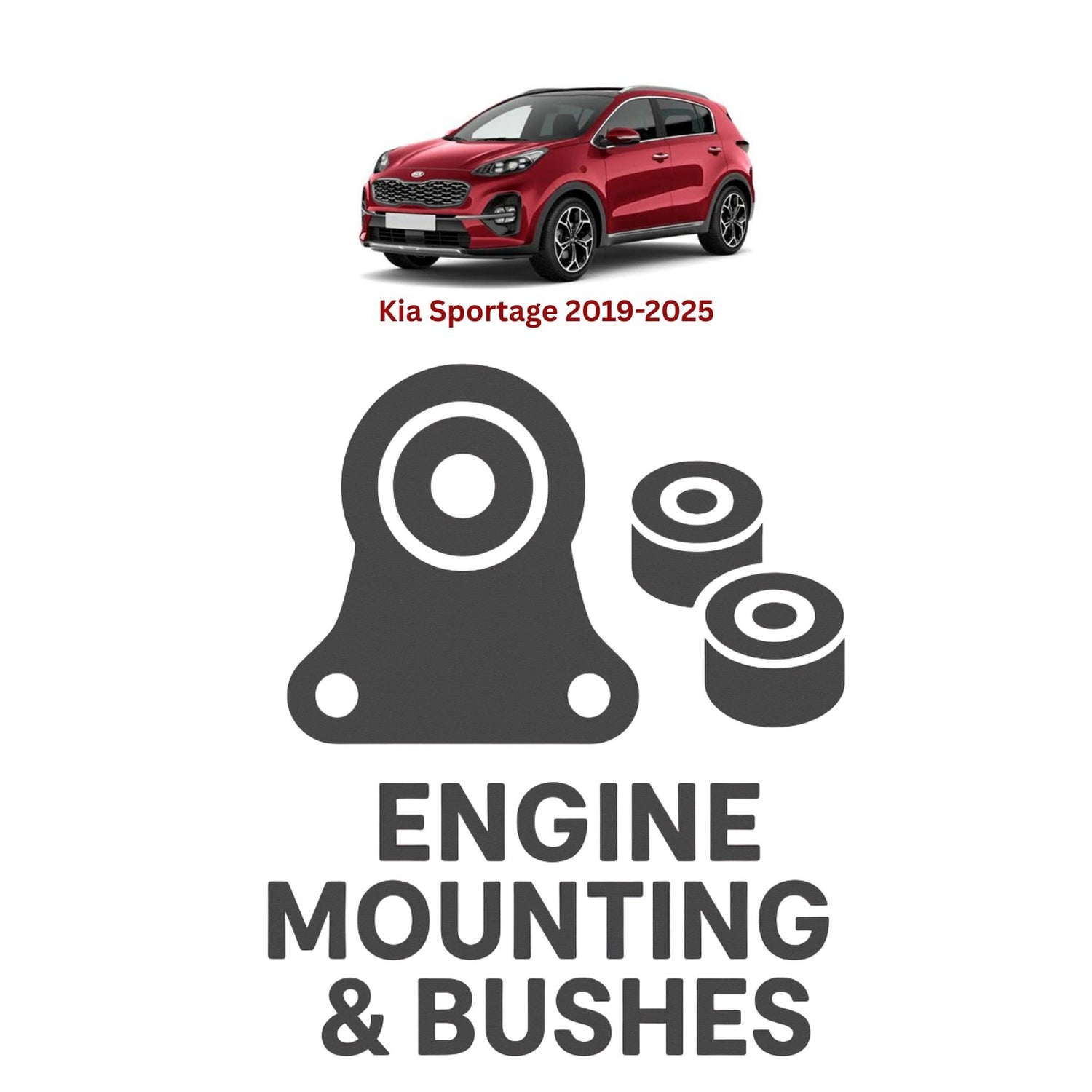 Original Kia Sportage 2019–2025 Suspension Bushes & Engine Mounting – in Pakistan
