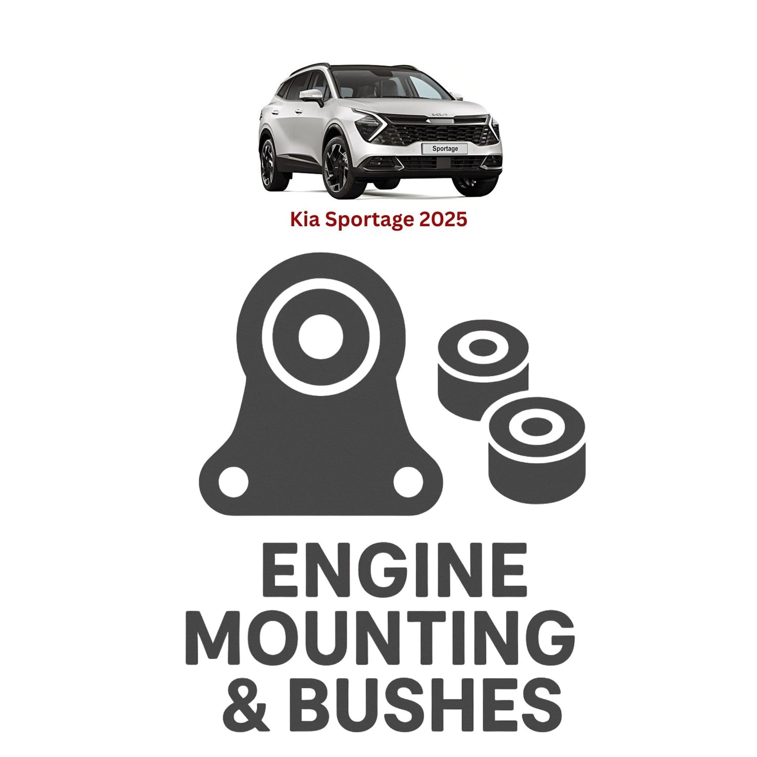 Original Kia Sportage 2025 Suspension Bushes & Engine Mounting – in Pakistan