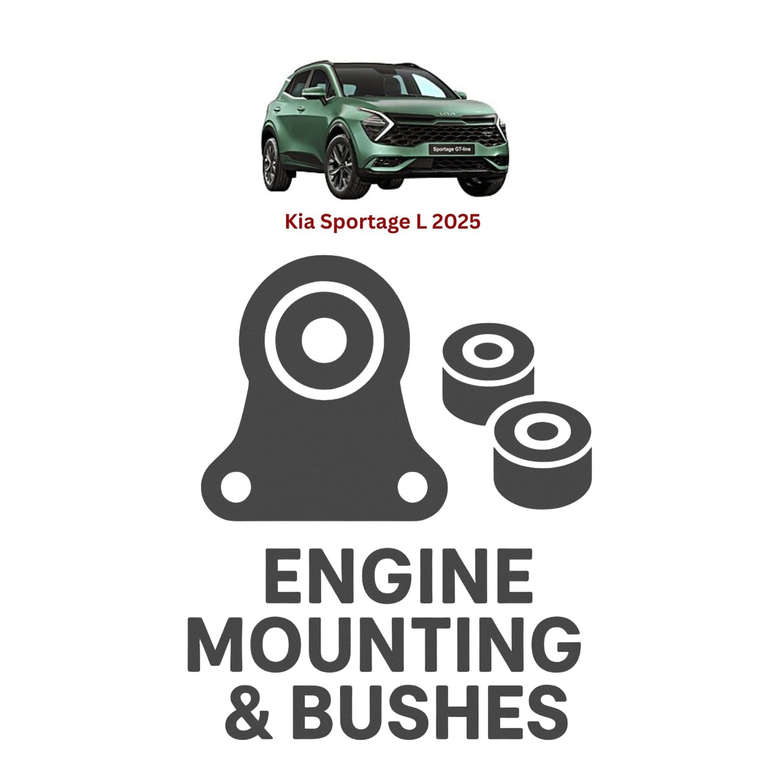 Original Kia Sportage L 2025 Suspension Bushes & Engine Mounting – in Pakistan