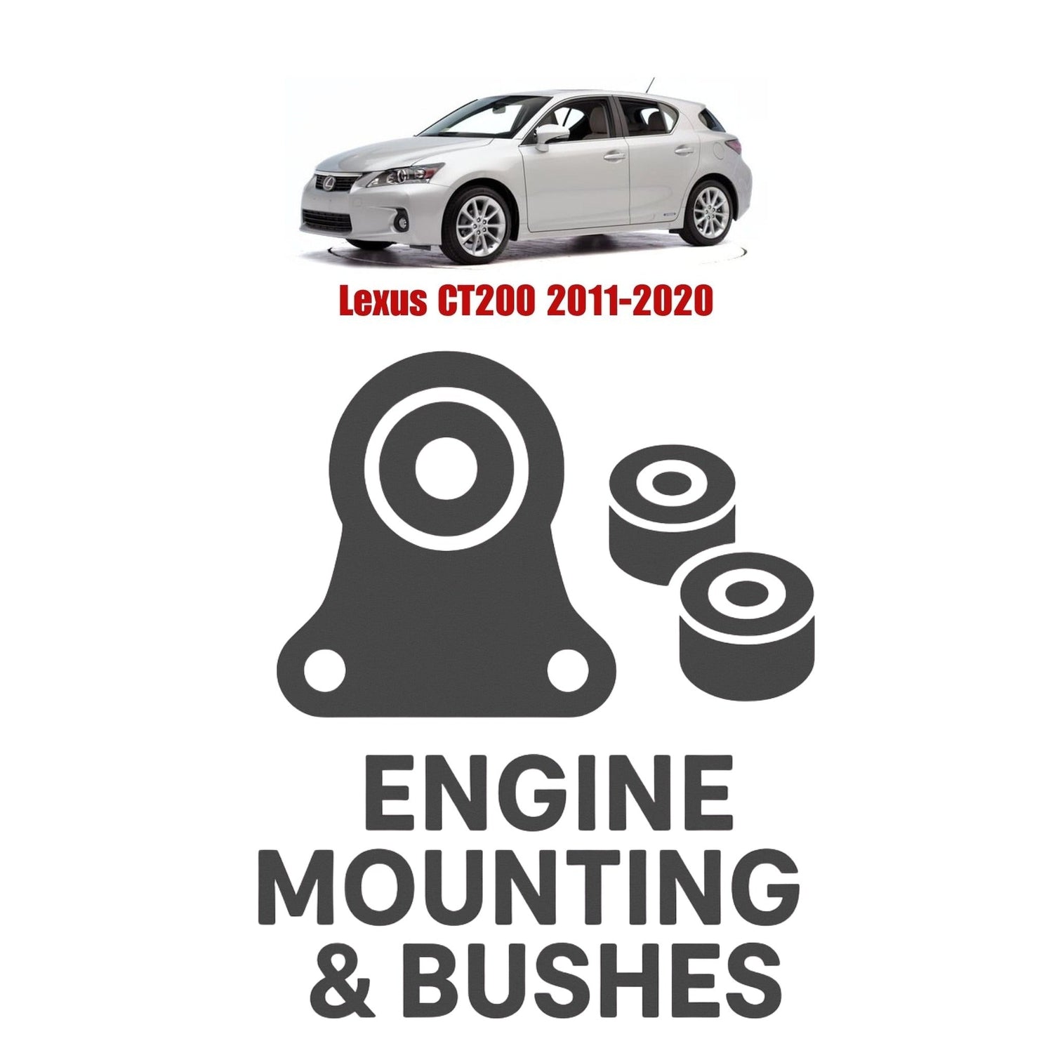 Original Lexus CT200 2011–2020 Suspension Bushes & Engine Mounting – in Pakistan