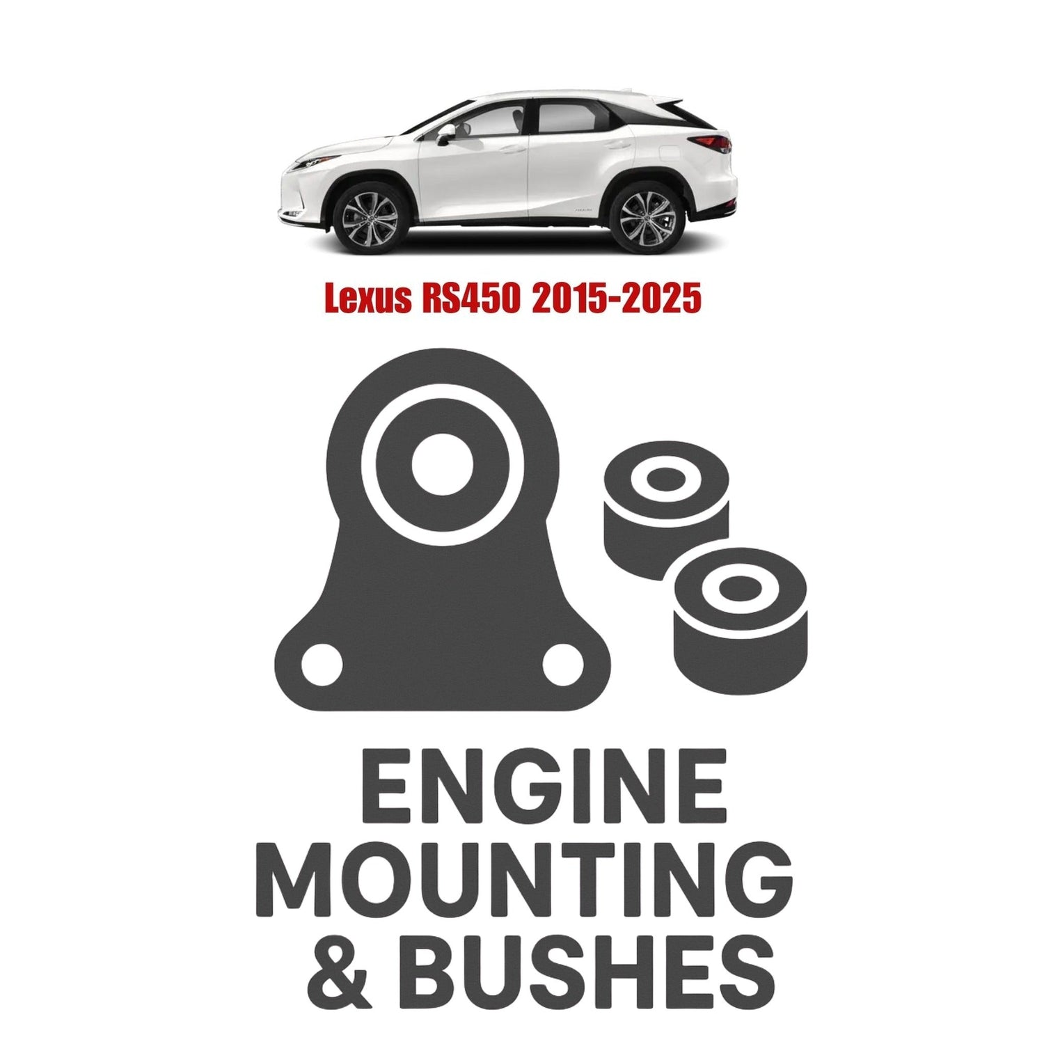 Original Lexus RS450 2015–2025 Suspension Bushes & Engine Mounting – in Pakistan