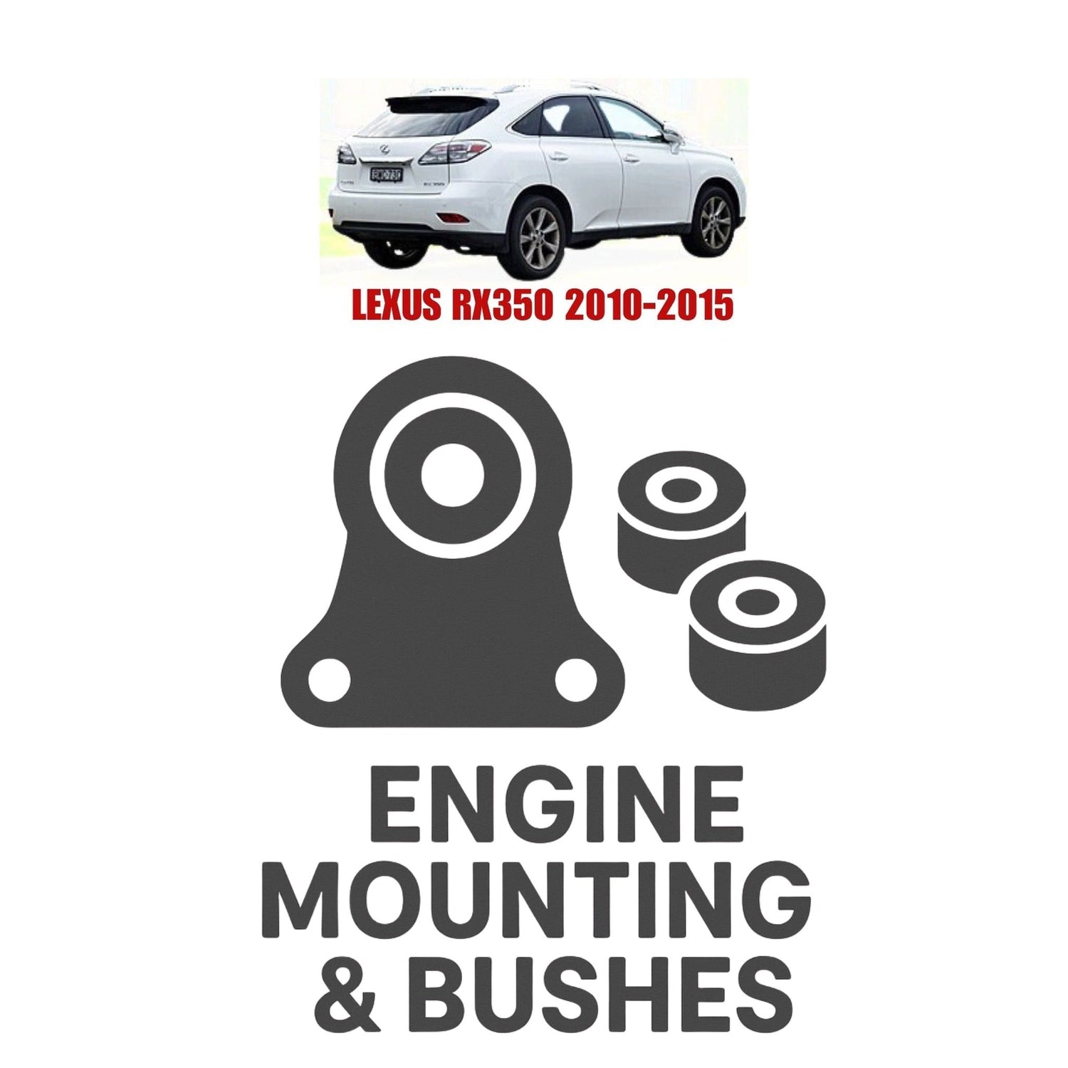 Original LEXUS RX350 2010–2015 Suspension Bushes & Engine Mounting – in Pakistan
