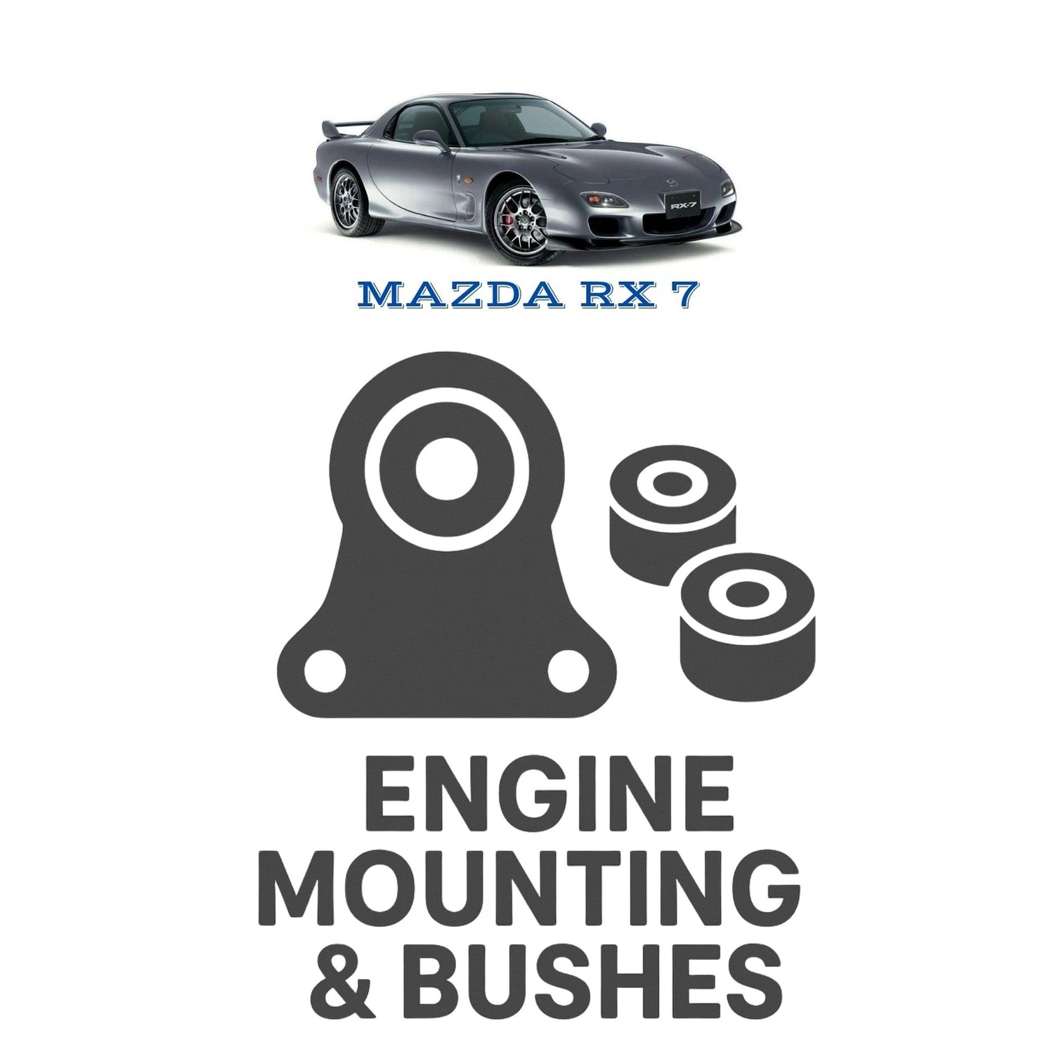 Original MAZDA RX 7 Suspension Bushes & Engine Mounting – in Pakistan
