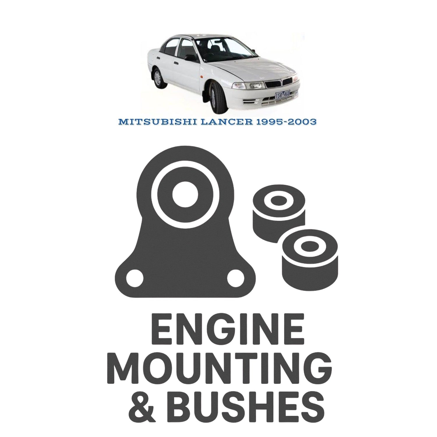 Original MITSUBISHI LANCER 1995–2003 Suspension Bushes & Engine Mounting – in Pakistan